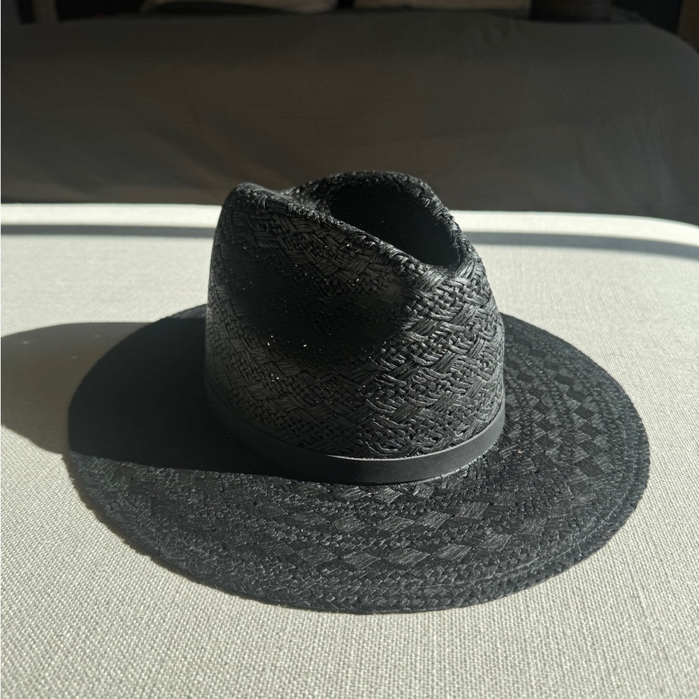 Black Woven Men's Hat